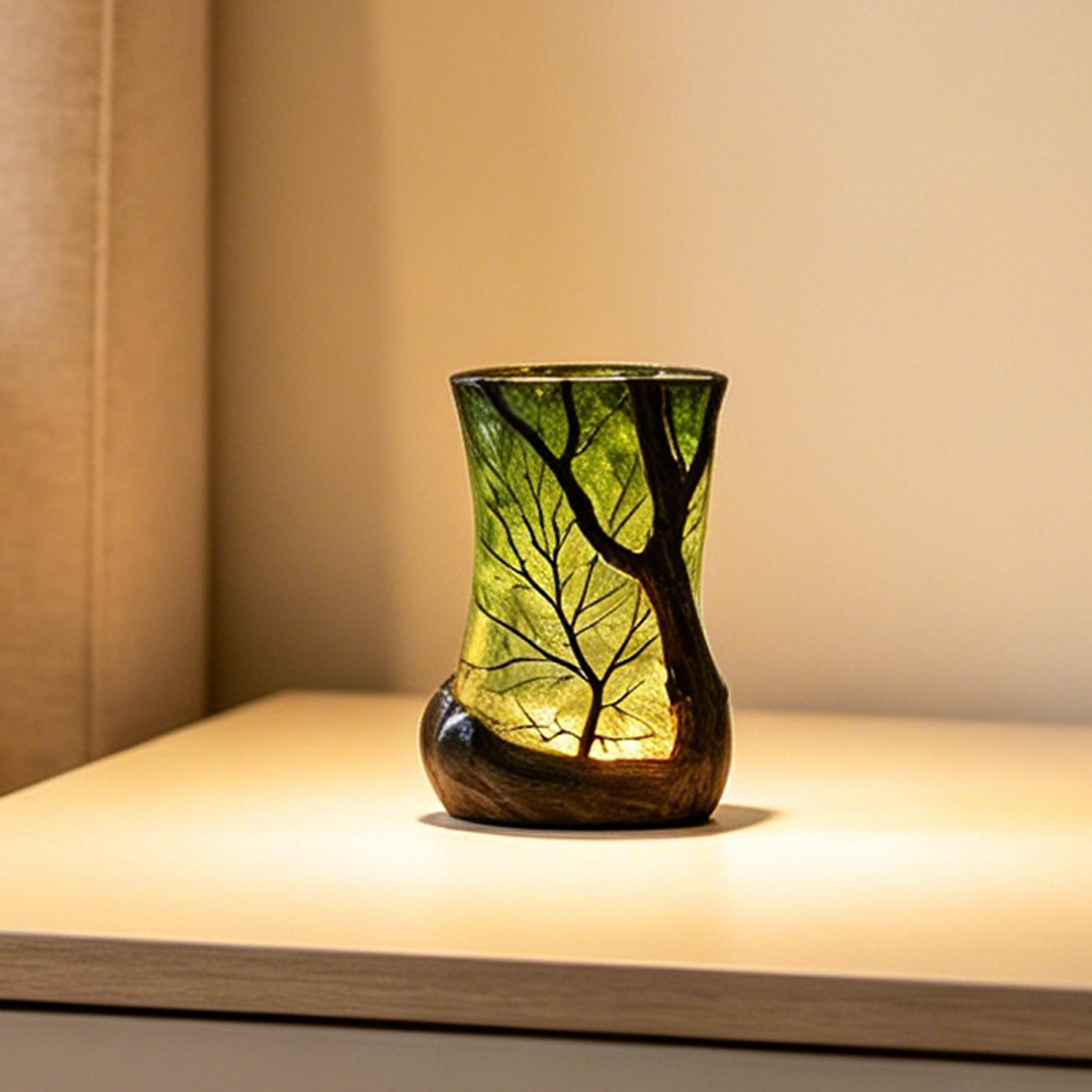 Desk Setup Light - Bedside Table Lamp Forest Nightlight Decorative