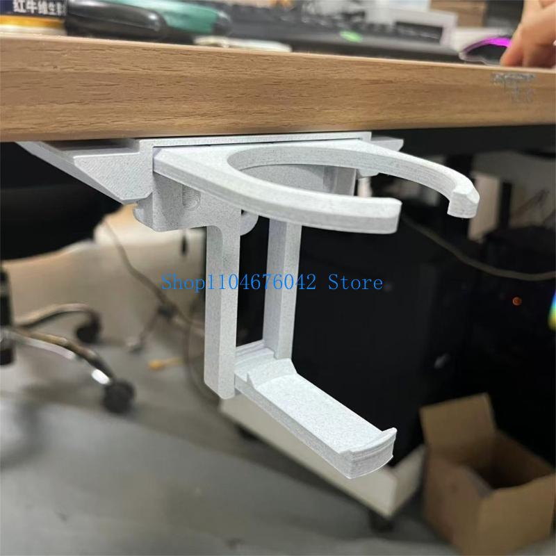 Desk Setup Workspace - 652F Foldaway Under Desk Beverages Organizers