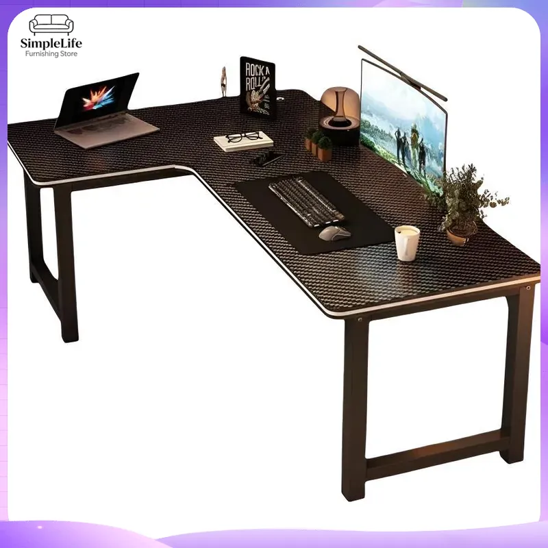Setup Desk Monitor - Corner Gaming Desk Computer Desk with