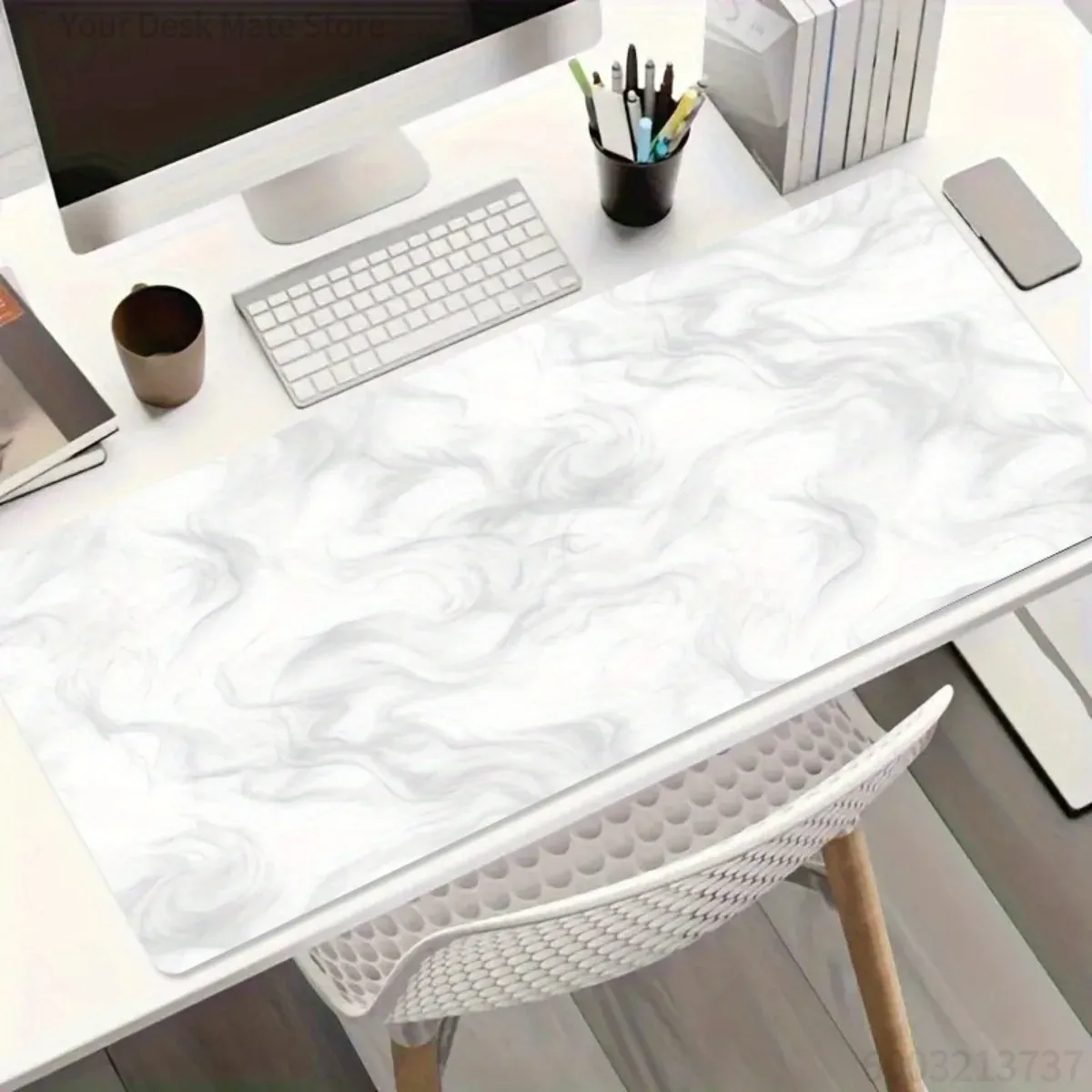 Desk Setup Pc And Laptop - Modern Light Luxury Rubber Mouse Pad