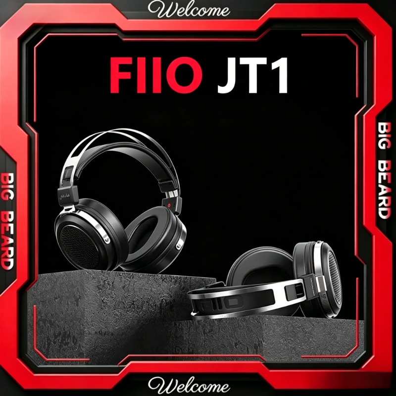 Desk Hifi Setup - FiiO JT1 35mm Wired Studio Headphones