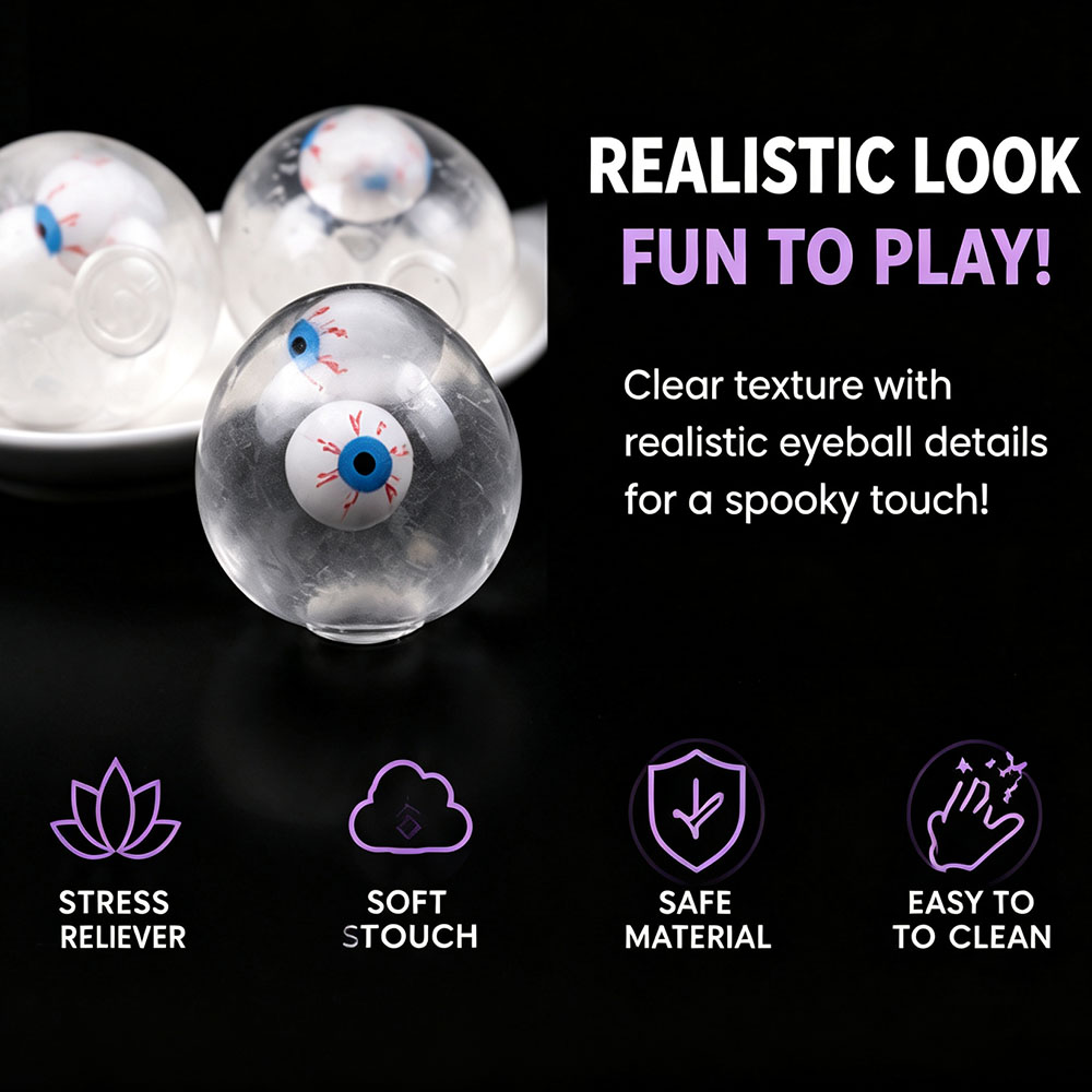 Desk Setup Workspace - Gamer Workspace Setup Decor Eyeball Squishy