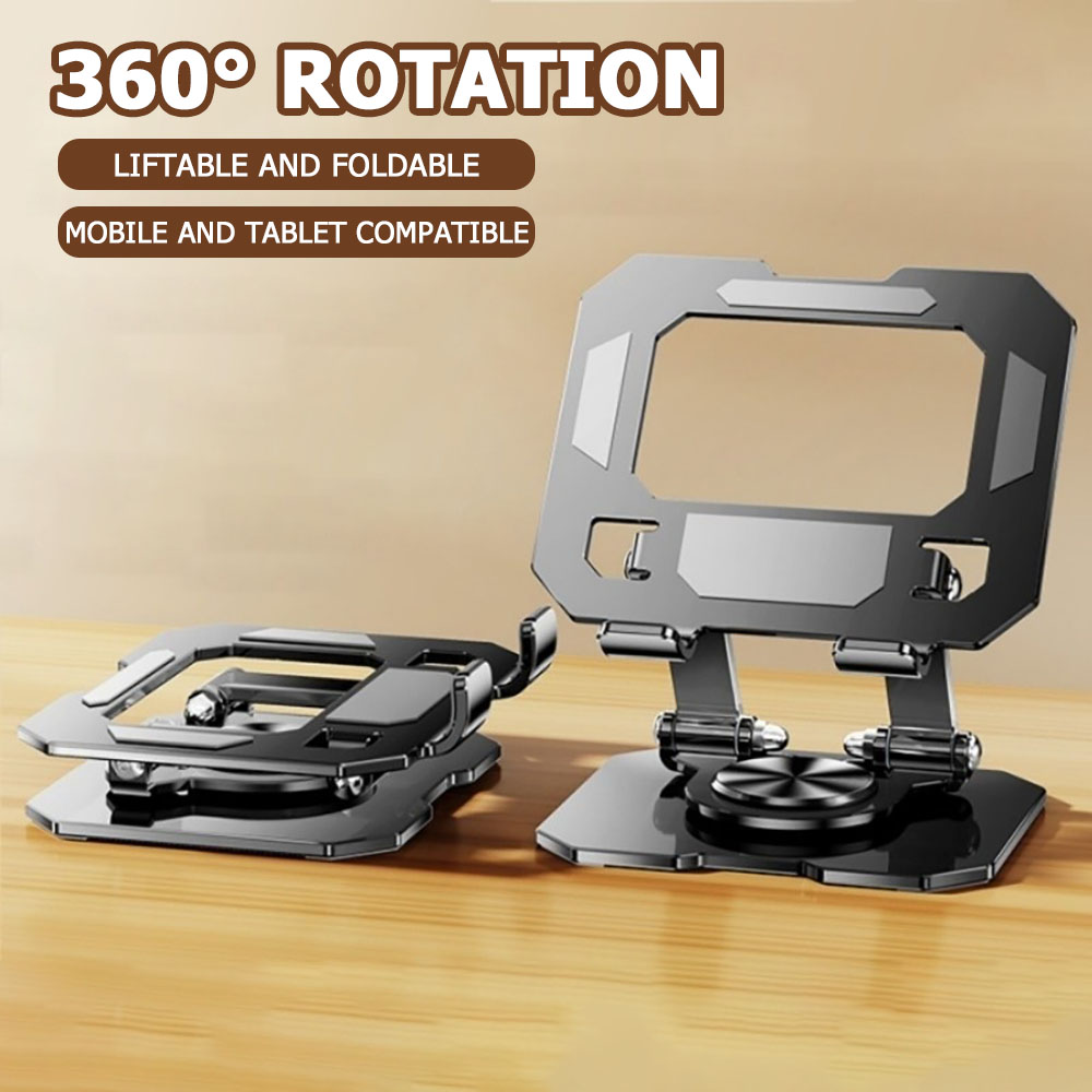 Desk Setup Gaming - 360 Rotating Tablet Phone Stand Adjustable