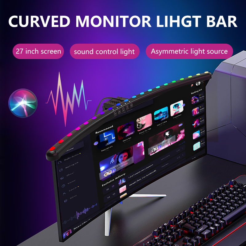 RGB Light Bar Monitor Smart Wi - огляд і ціна Setup Desk Monitor