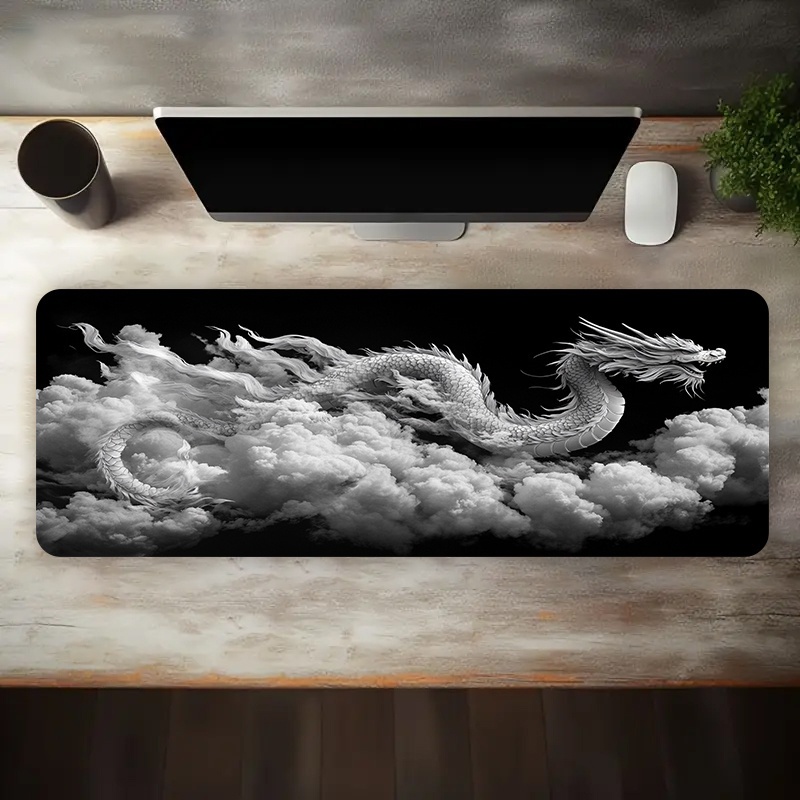 Black and White Dragon Gaming  - огляд і ціна Desk Setup Pc And Laptop