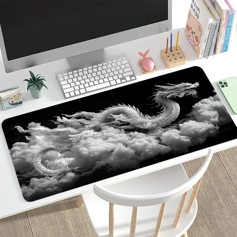 Black and White Dragon Gaming  - огляд і ціна Desk Setup Pc And Laptop