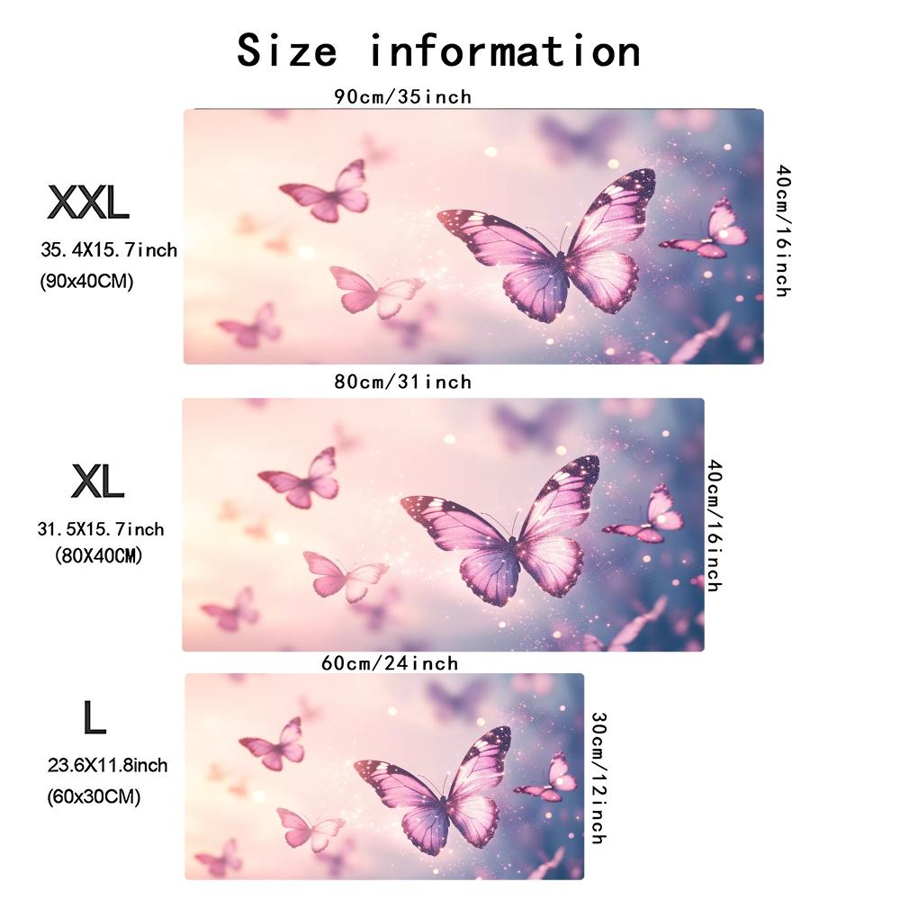 Watercolor Pink Butterfly Larg - огляд і ціна Desk Setup Pc And Laptop