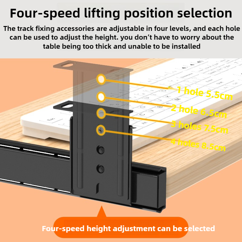 Wood Keyboard Tray Under Desk  - огляд і ціна Desk Setup Living Room