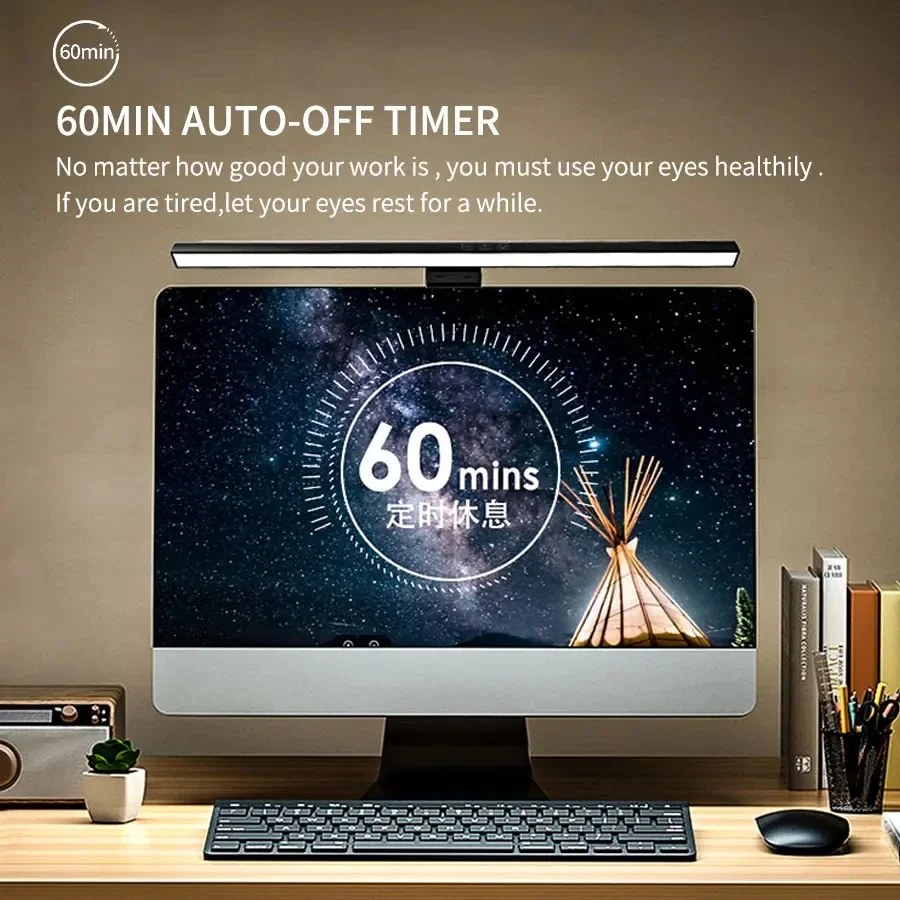 LED 33cm 50cm Monitor Light Ba - огляд і ціна Setup Desk Monitor