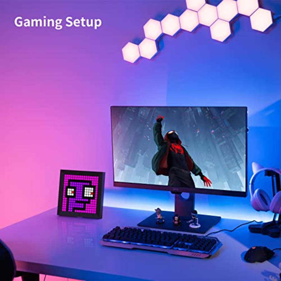 LED Light Pixel Display Panel  - огляд і ціна Desk Setup Light