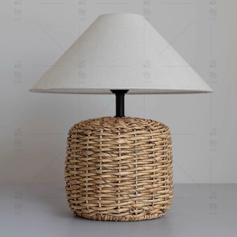 Handmade Woven E27 Table Lamp  - огляд і ціна Desk Setup Vintage