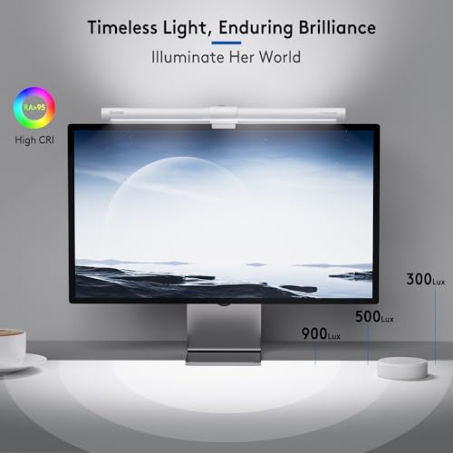 Monitor Light Bar with Remote, - огляд і ціна Setup Desk Monitor