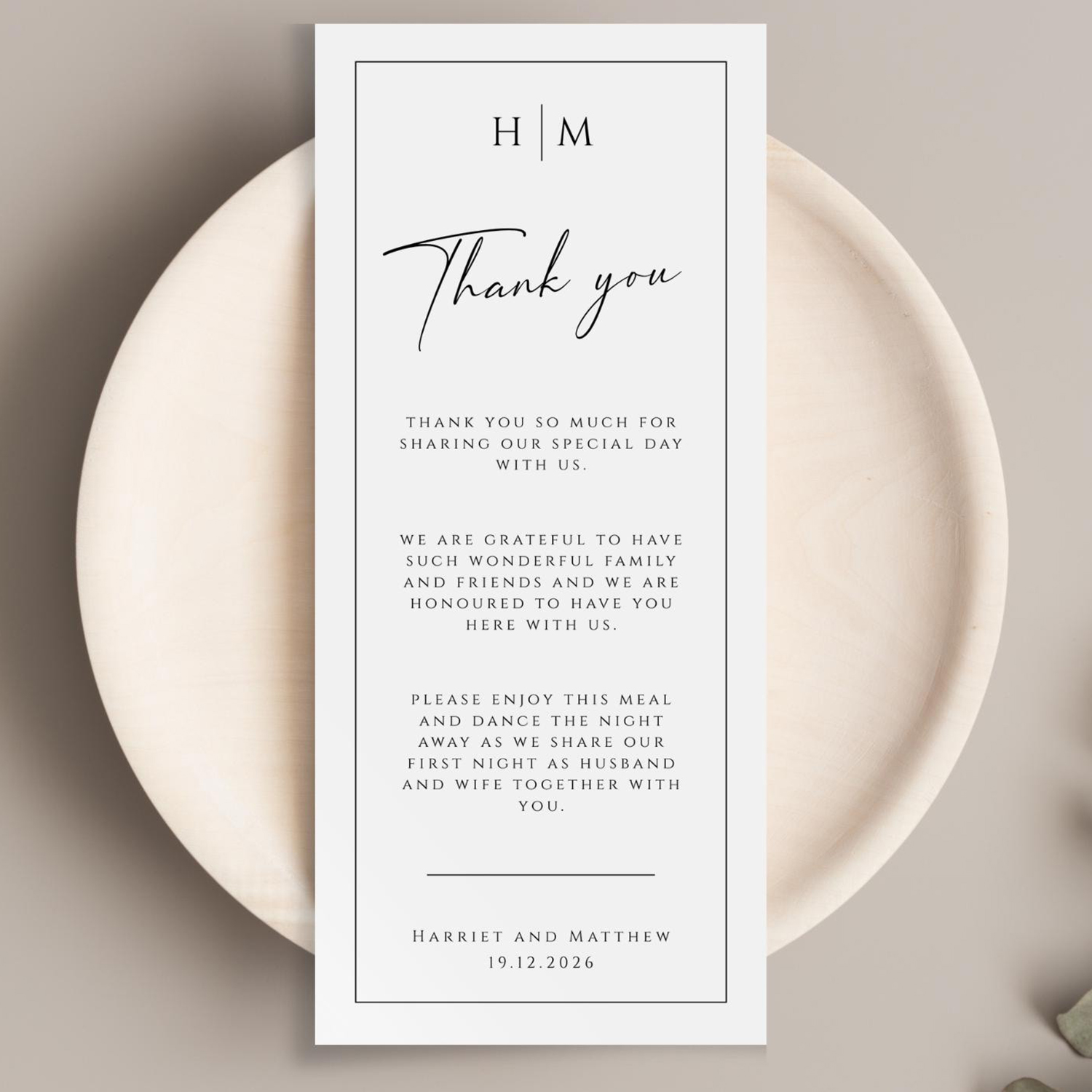 Personalized Table Card Weddin - огляд і ціна Desk Setup Minimalist