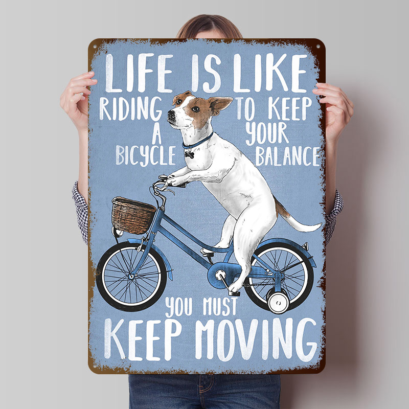 Life Is Like Riding a Bicy Met - огляд і ціна Desk Setup Vintage