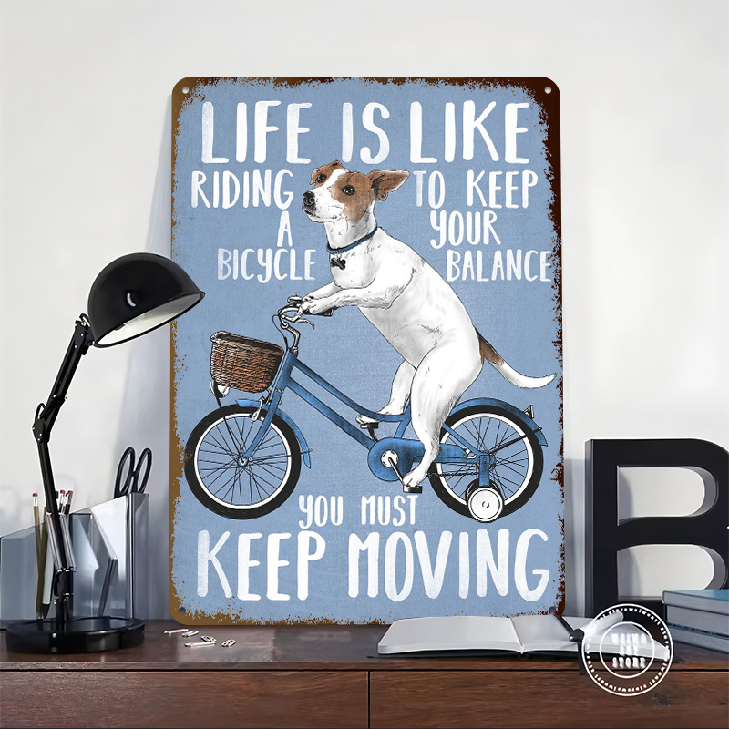 Life Is Like Riding a Bicy Met - огляд і ціна Desk Setup Vintage