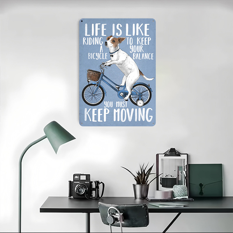 Life Is Like Riding a Bicy Met - огляд і ціна Desk Setup Vintage
