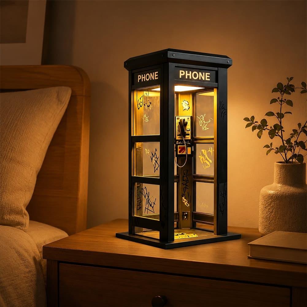 Retro Graffiti Phone Booth Tab - огляд і ціна Desk Setup Light