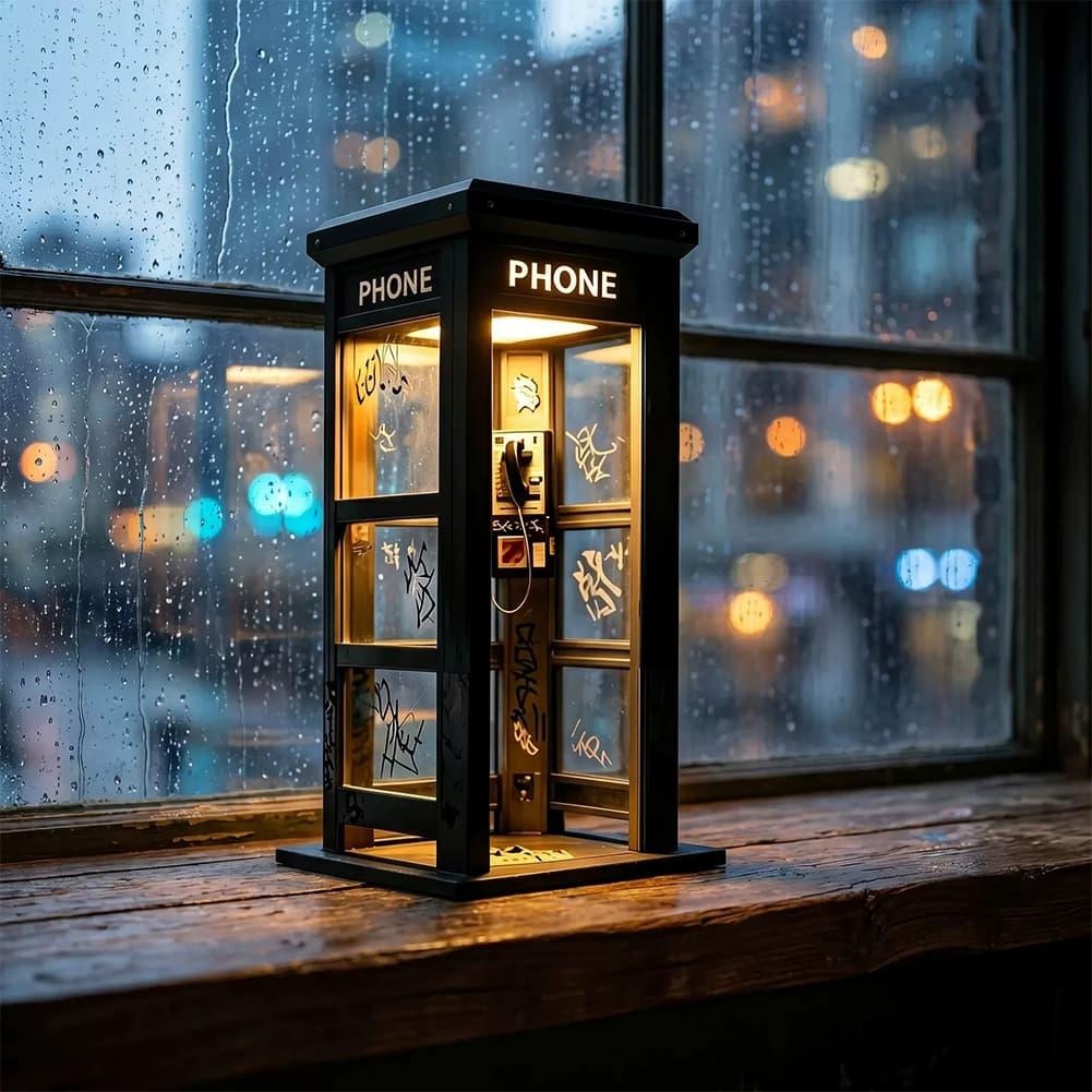 Retro Graffiti Phone Booth Tab - огляд і ціна Desk Setup Light