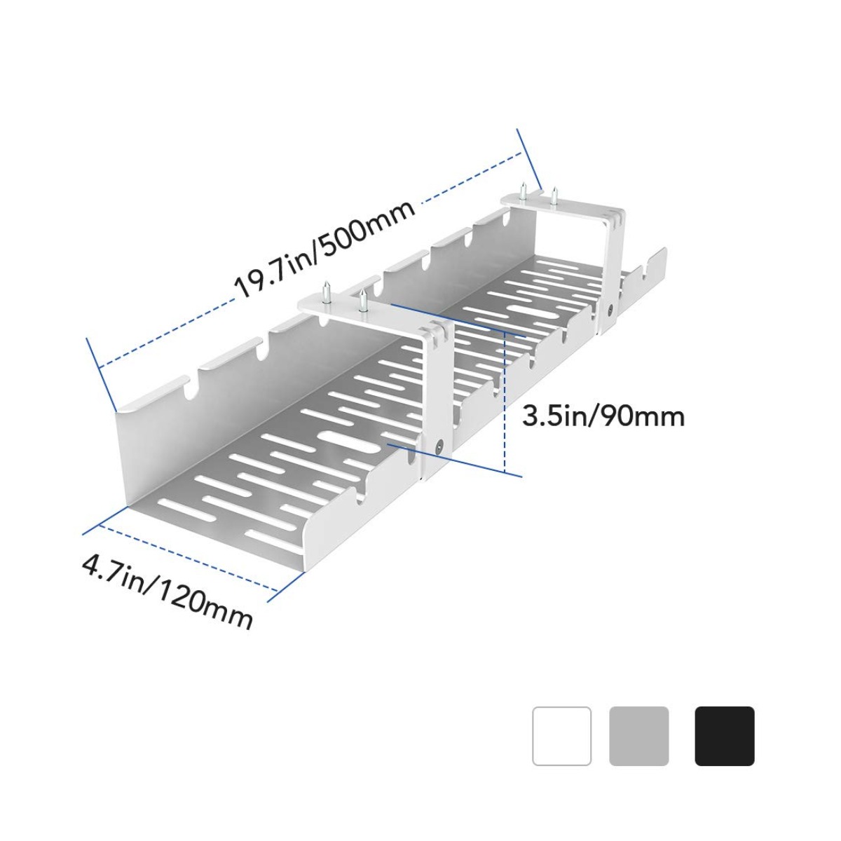 Cable Management Tray Desk Org - огляд і ціна Desk Setup Workspace