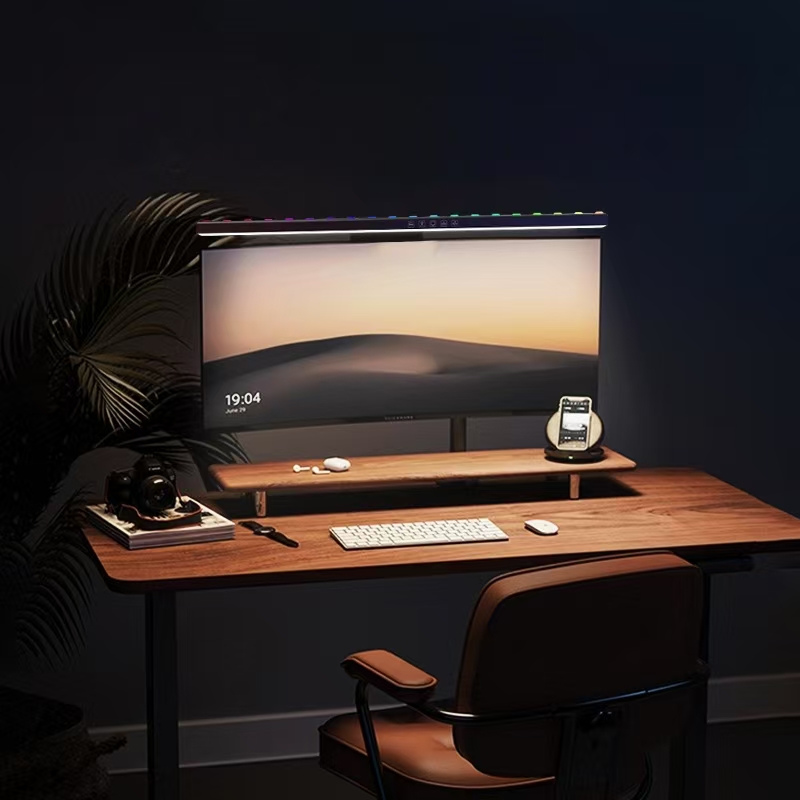 LED Monitor Light Hanging Desk - огляд і ціна Setup Desk Monitor