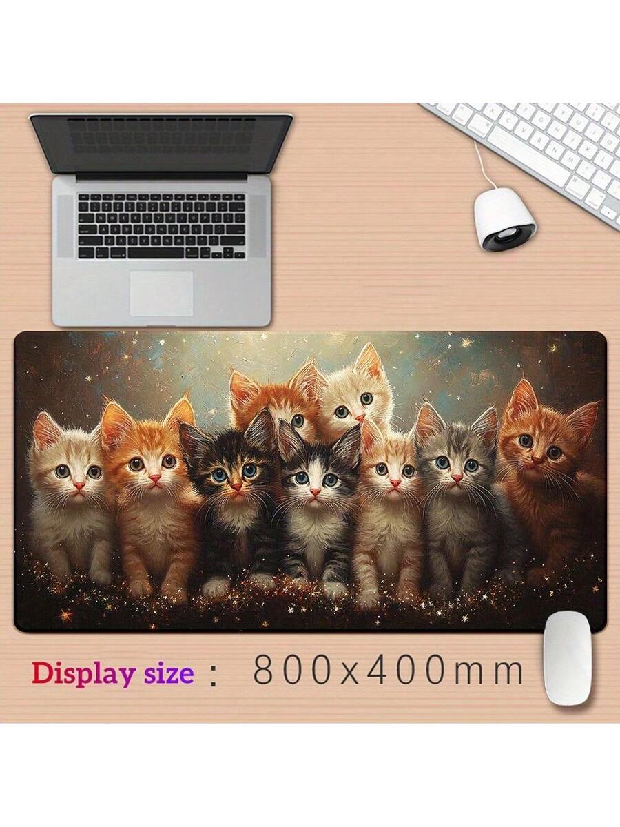 Cute Kitten Gaming Mouse Pad D - огляд і ціна Desk Setup Pc And Laptop