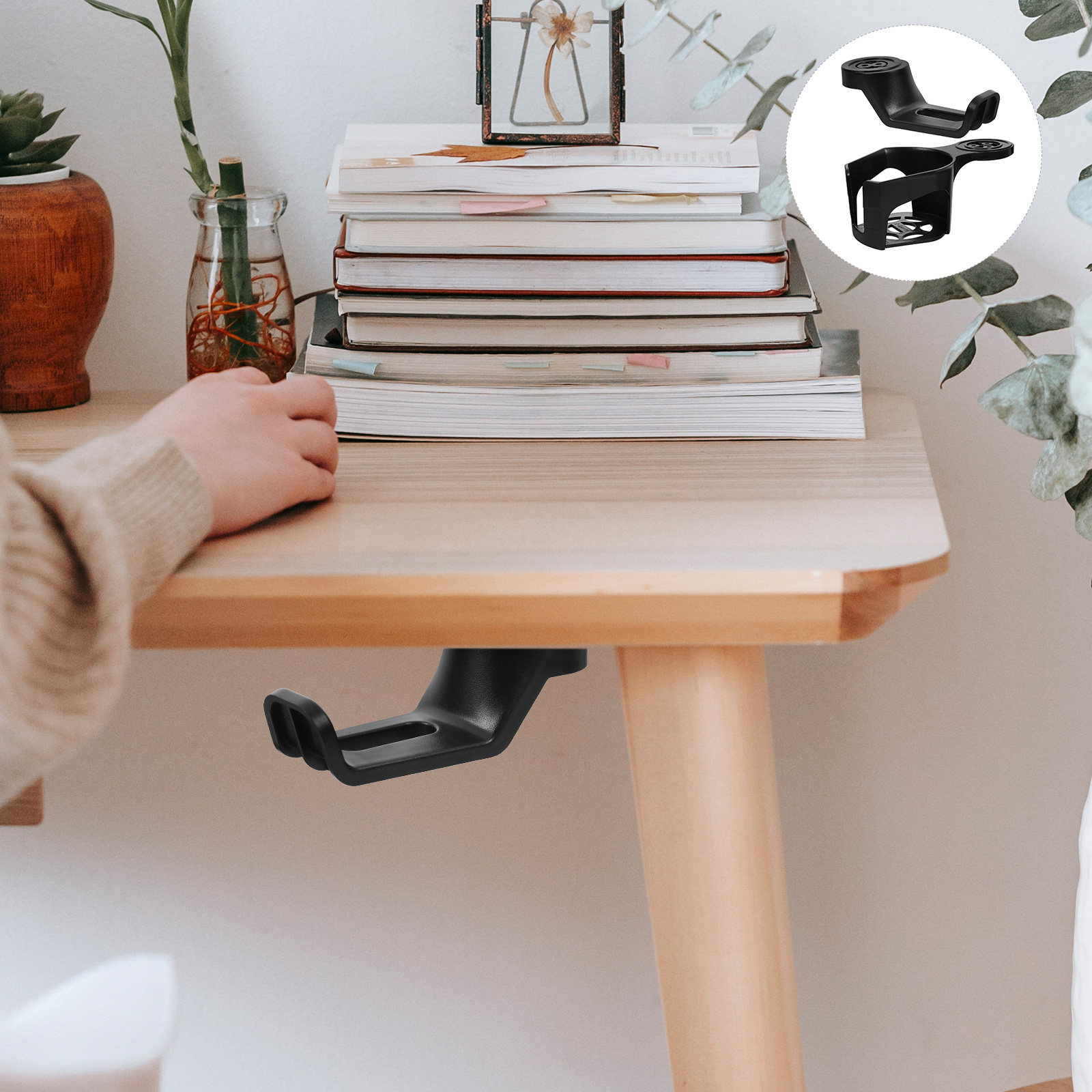 2Pcs 360 Degree Rotating Headp - огляд і ціна Desk Setup Workspace