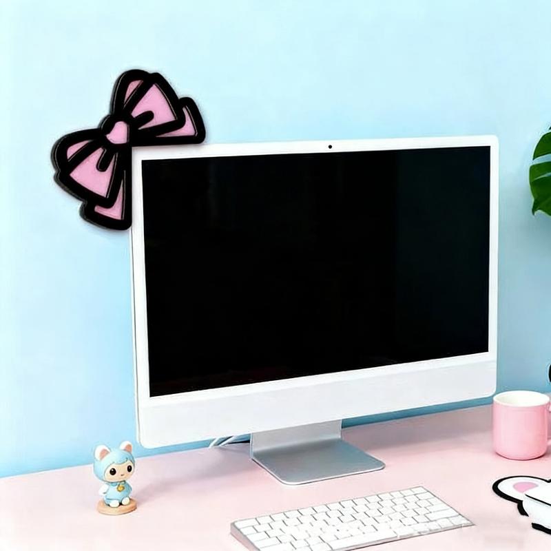 New 1/2Pcs Wooden Bowknot PC A - огляд і ціна Desk Setup Gaming