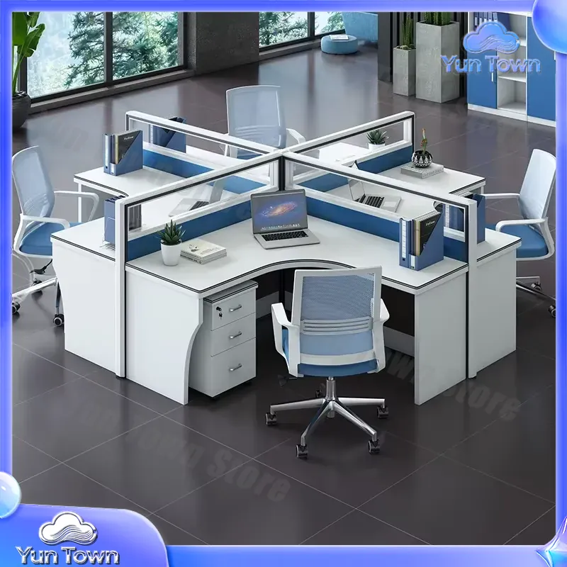 Modern Open Modular Office Des - огляд і ціна Desk Setup Workspace