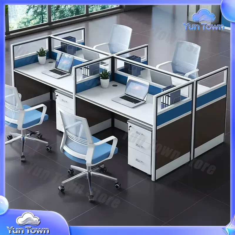 Modern Open Modular Office Des - огляд і ціна Desk Setup Workspace