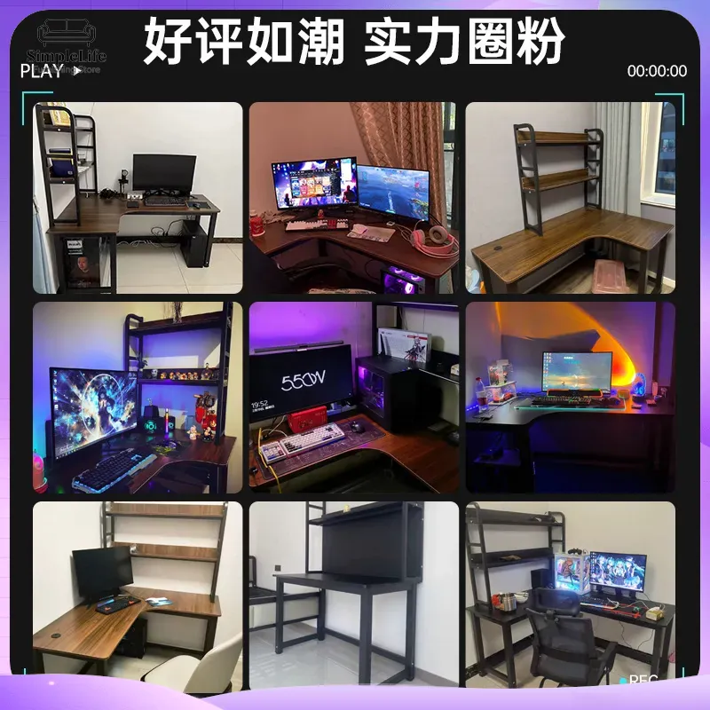 Corner Gaming Desk Computer De - огляд і ціна Setup Desk Monitor