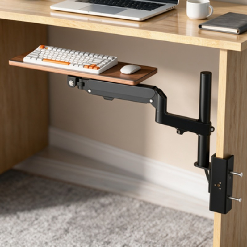 Save Space Under Desk Keyboard - огляд і ціна Desk Setup Living Room