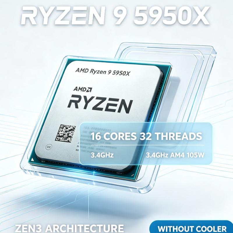 AMD Ryzen 9 5950X 16 Core 32 T - огляд і ціна Amd Cpu Ryzen 9