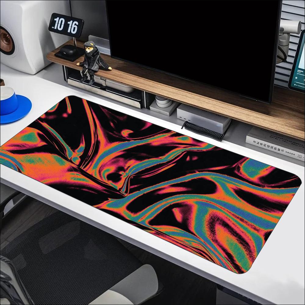 Colorful Liquid Swirl Pattern  - огляд і ціна Desk Setup Workspace
