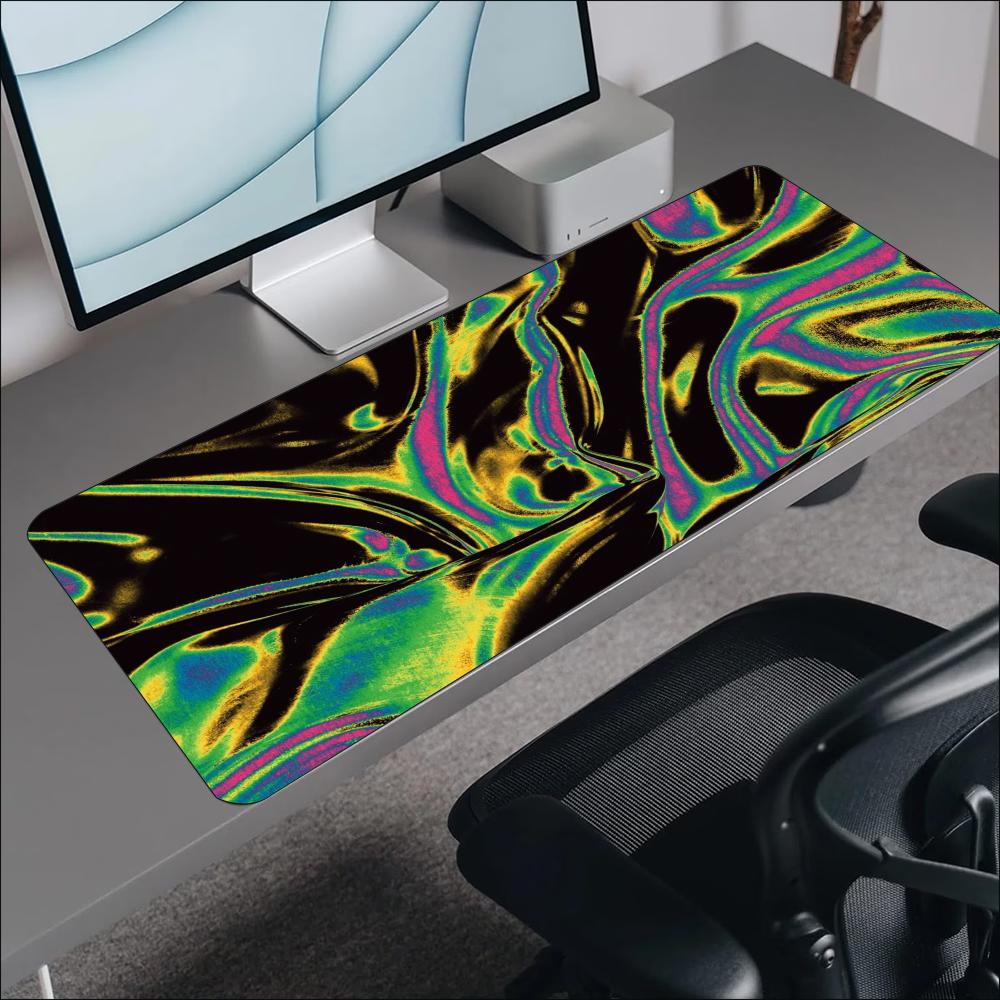 Colorful Liquid Swirl Pattern  - огляд і ціна Desk Setup Workspace