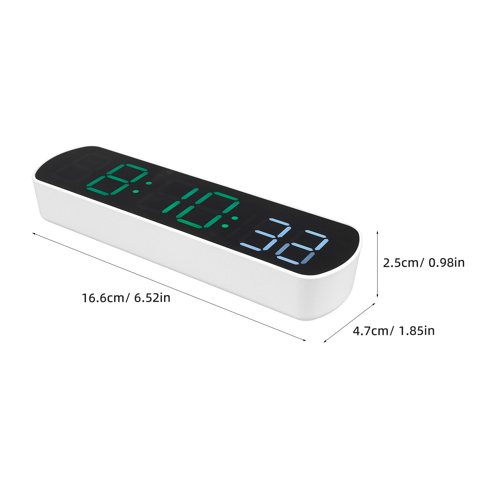 LED Digital Alarm Clock Compac - огляд і ціна Desk Setup Living Room