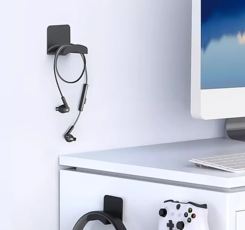 No Punch Headphone Hook Clip H - огляд і ціна Desk Setup Gaming