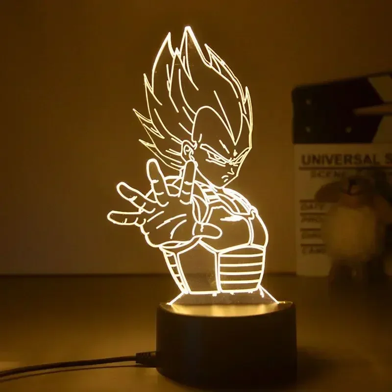 Dragon Ball Z Super Saiyan Veg - огляд і ціна Desk Setup Light