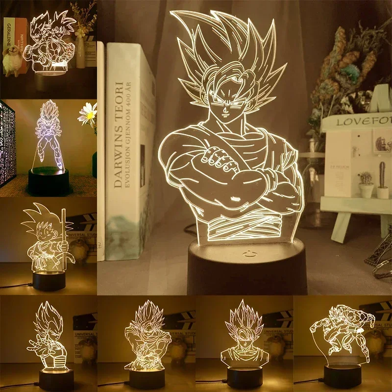Dragon Ball Z Super Saiyan Veg - огляд і ціна Desk Setup Light