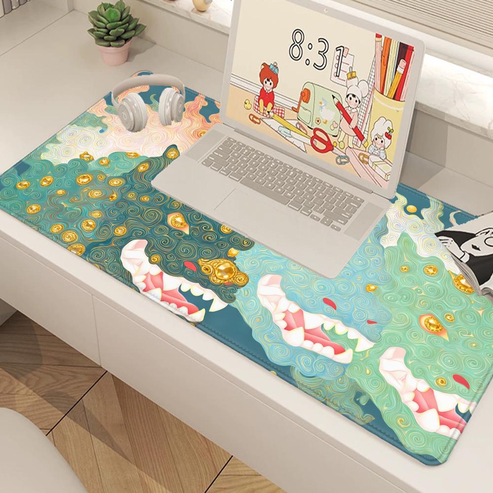 HYBXAXC Mythic Dragon Desk Mat - огляд і ціна Desk Setup Workspace