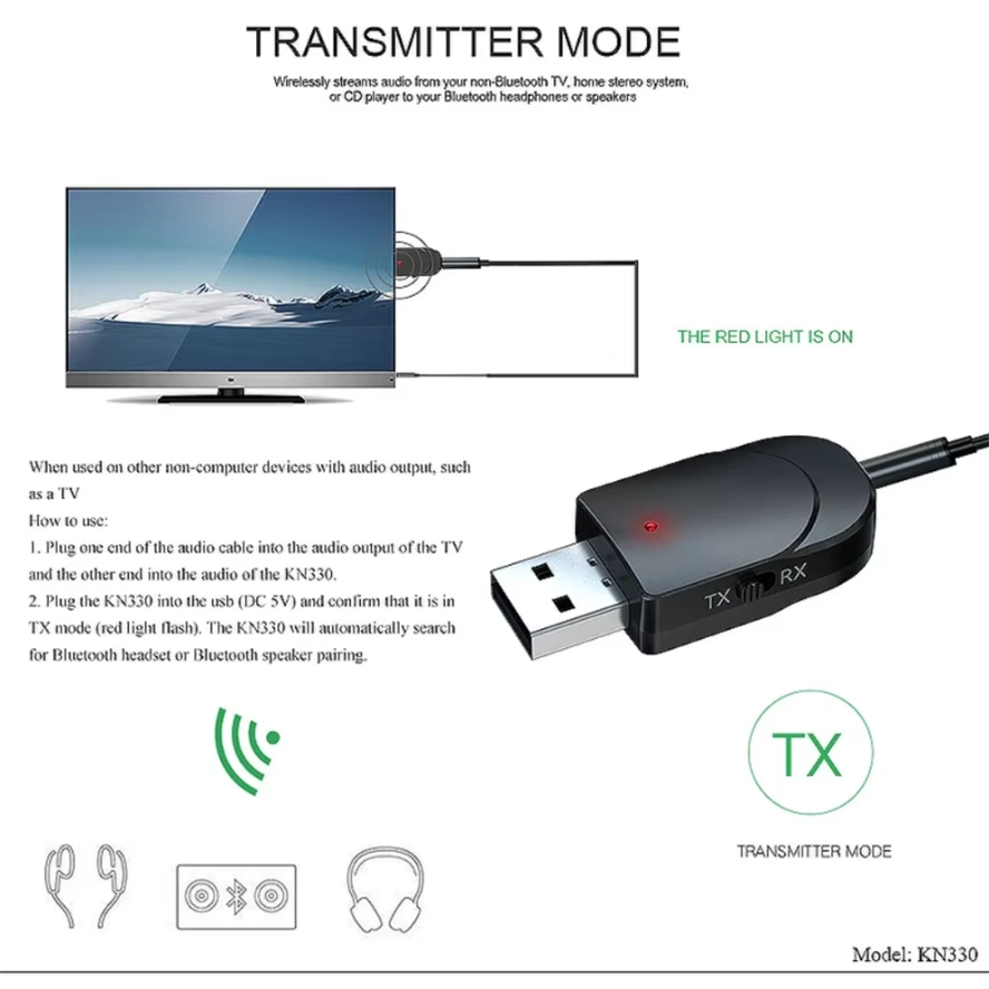 KN330 3 in 1 Bluetooth 5.0 Tra - огляд і ціна Desk Hifi Setup