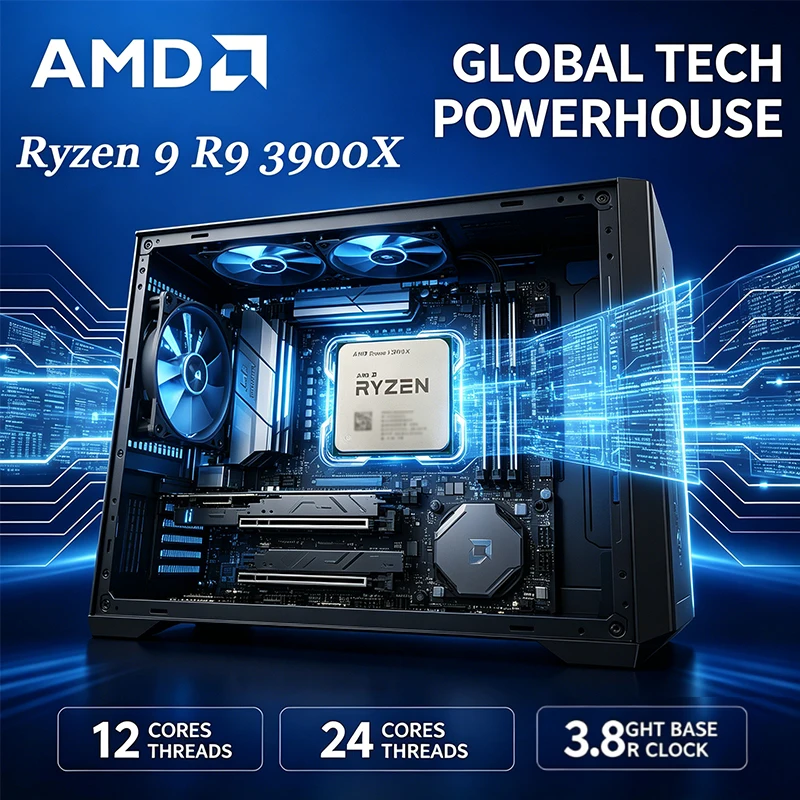AMD Ryzen 9 R9 3900X CPU 12-Co - огляд і ціна Amd Cpu Ryzen 9