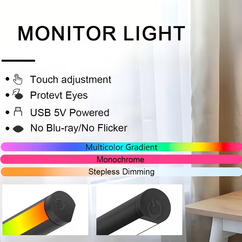 Computer Monitor Screen Light  - огляд і ціна Desk Setup Light