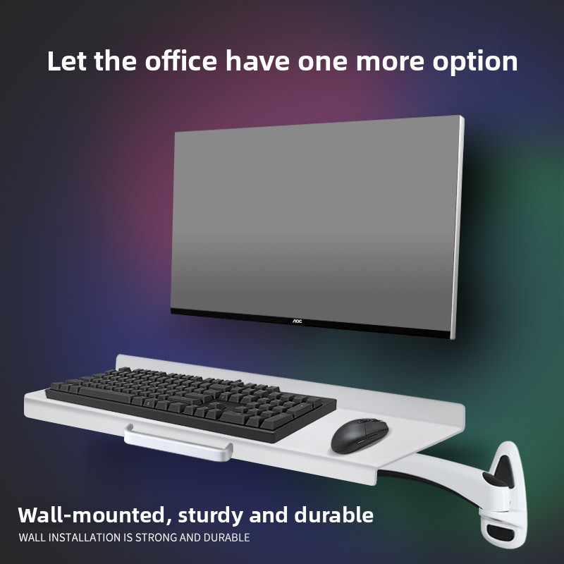 Industrial Wall Mounted Keyboa - огляд і ціна Desk Setup Living Room