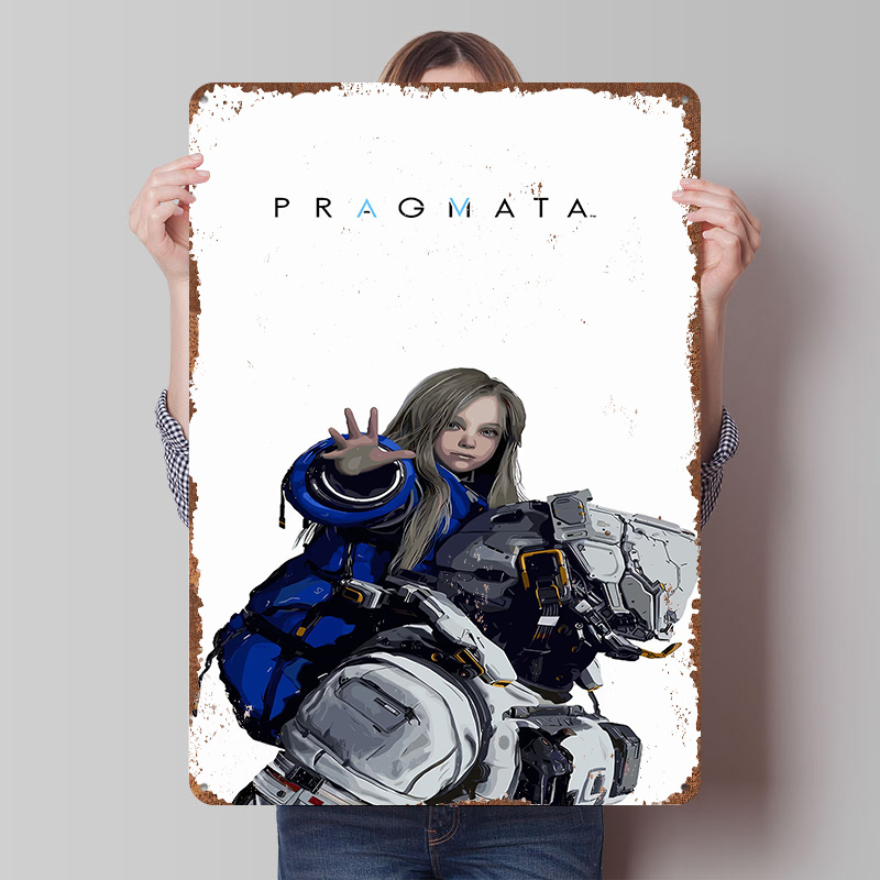 Pragmata Game Character Metal  - огляд і ціна Desk Setup Vintage