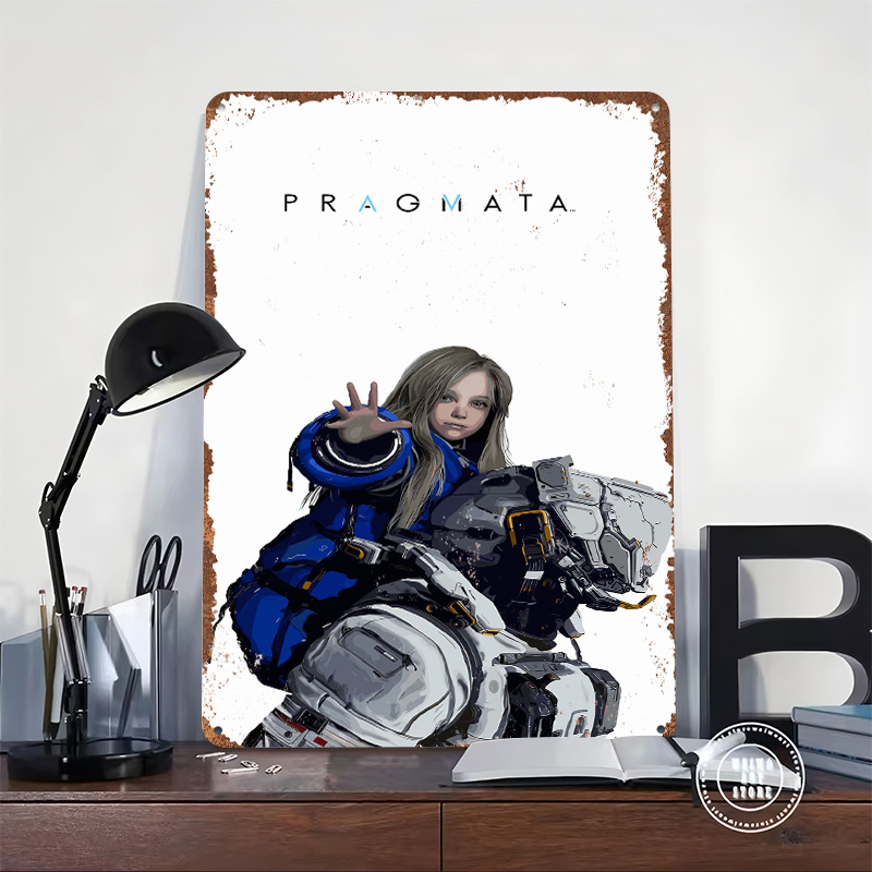 Pragmata Game Character Metal  - огляд і ціна Desk Setup Vintage
