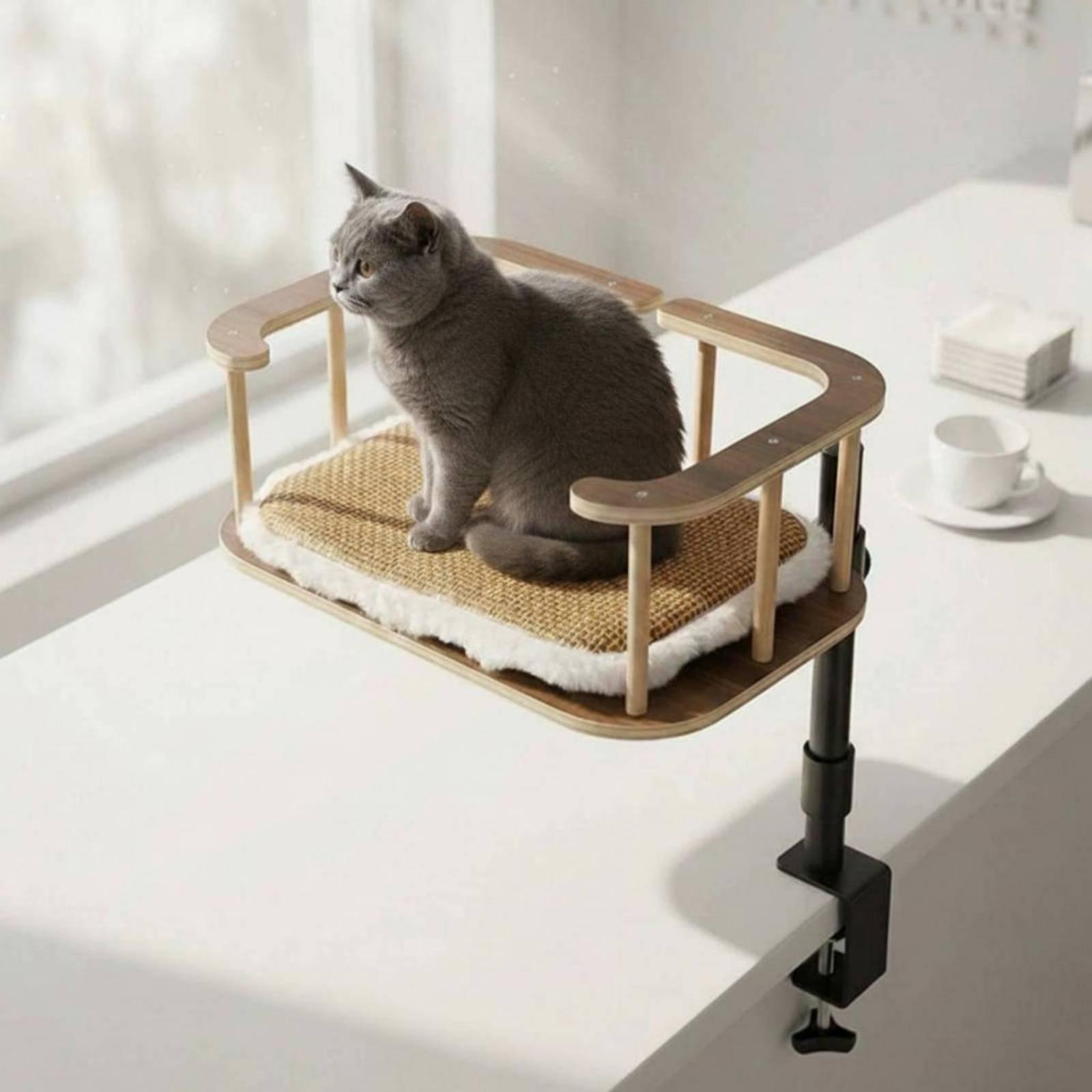 Feline Desk Bed Clamp No-Tools - огляд і ціна Desk Setup Requirements