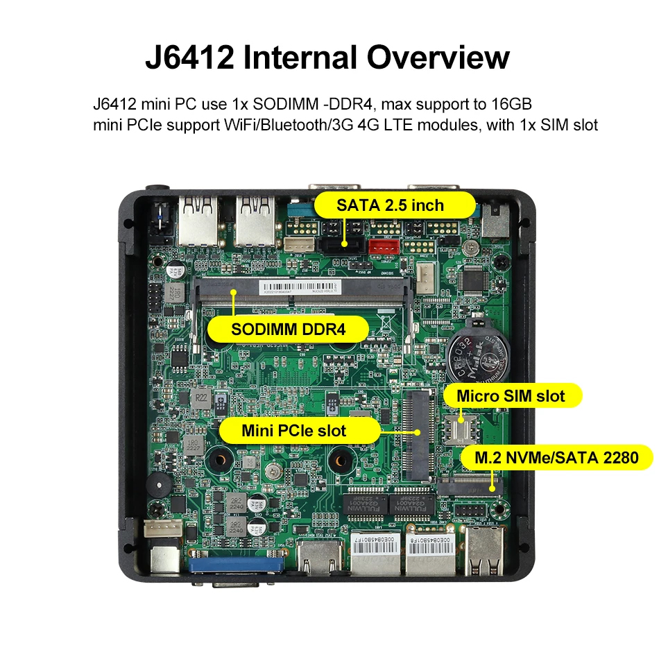 XCY Mini PC Intel Celeron J641 - огляд і ціна Intel Cpu Core I5