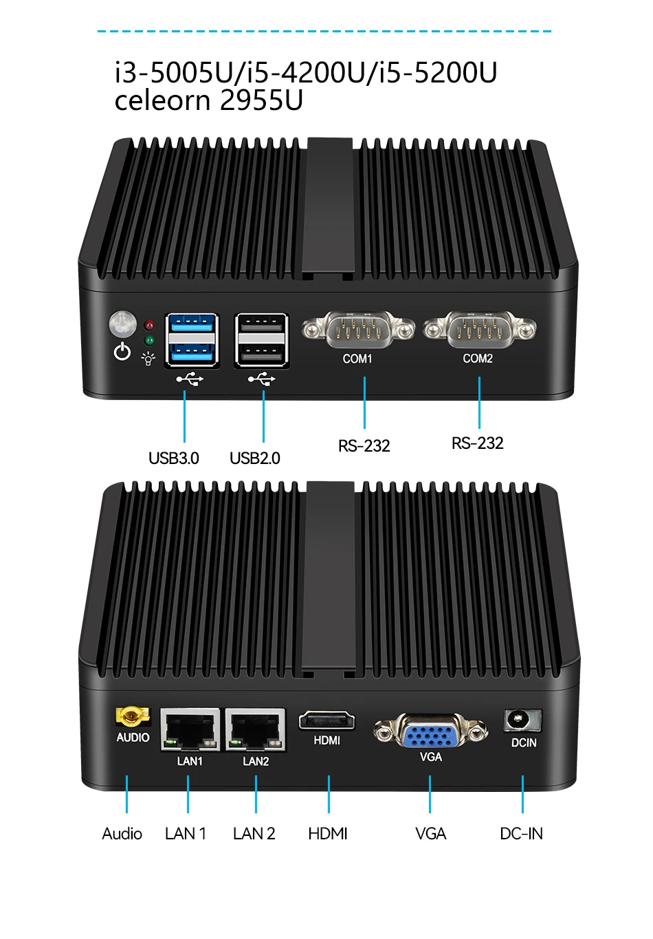 XCY Mini PC Intel Celeron J641 - огляд і ціна Intel Cpu Core I5
