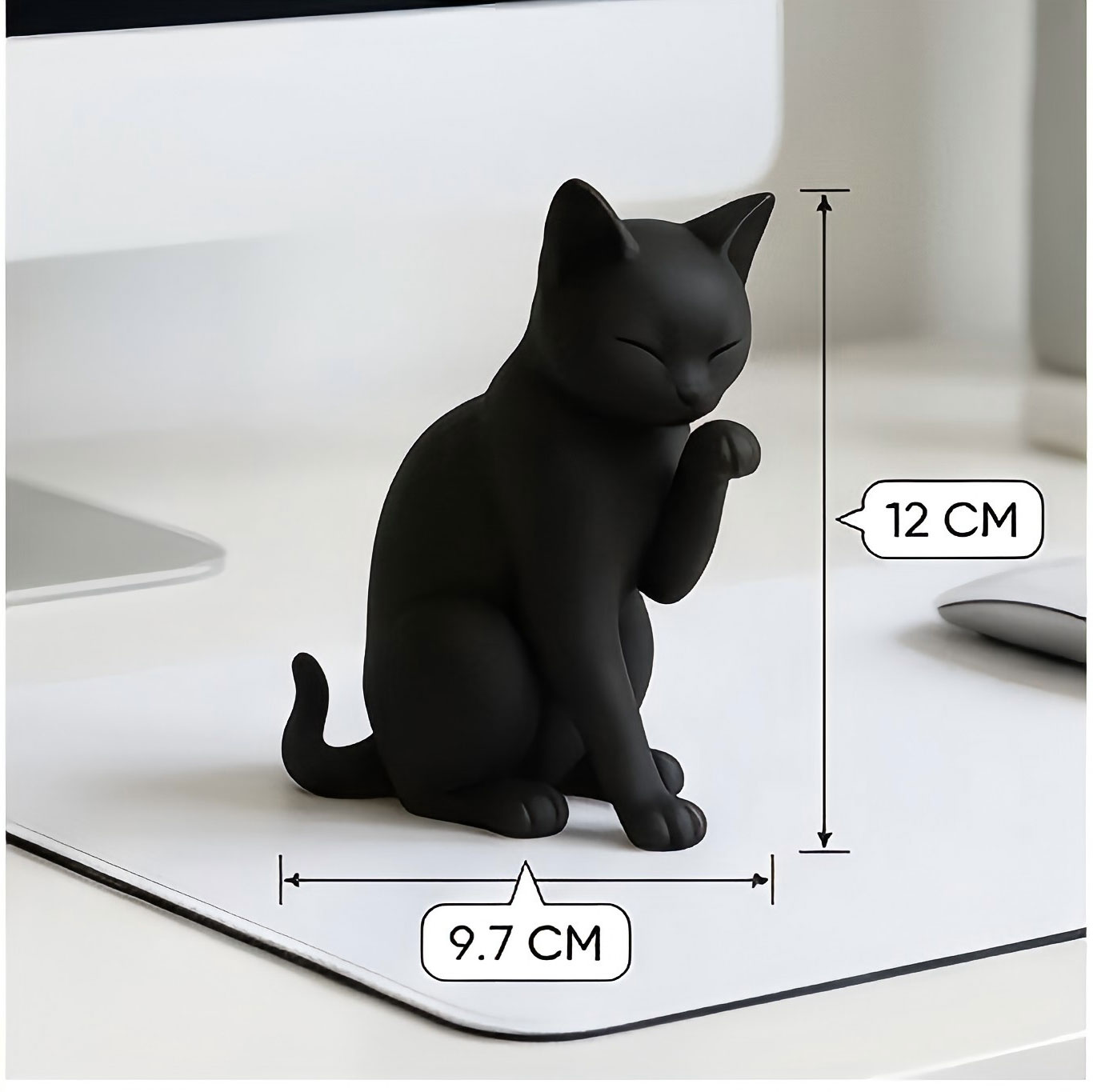 Grooming Cat Desk Decor 3D Min - огляд і ціна Desk Setup Workspace