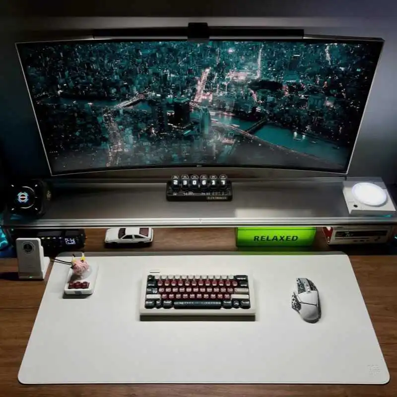 Aluminum Monitor Stand Acrylic - огляд і ціна Desk Setup Living Room